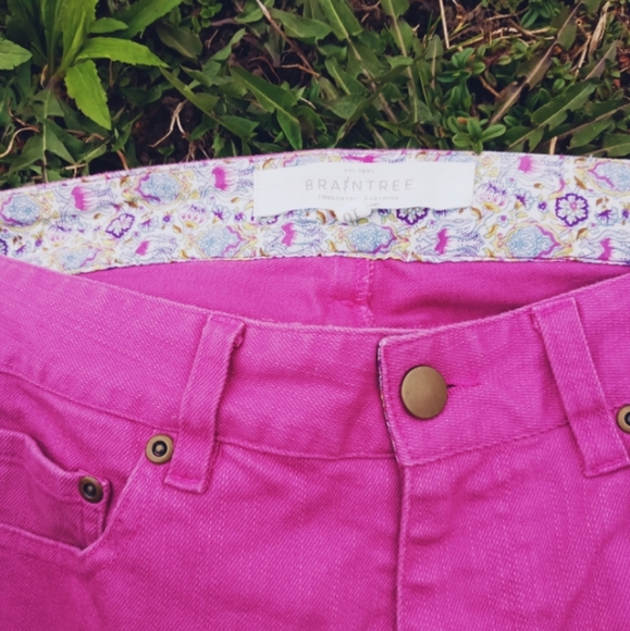 ♡Y2k inspired rich purple pastel high rise pants - Picture 3 of 3